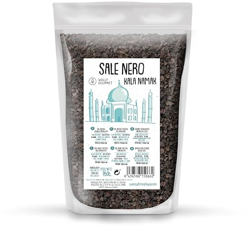 Gros Sel Noir de l'Himalaya,100% Naturel, Sel Kala Namak, Sans Sdditifs, Sans Raffinage. | Goût d'œuf | Teneur Plus élevée En Oligo-éléments. Pour Assaisonner Et Assaisonner Origine: Pakistan