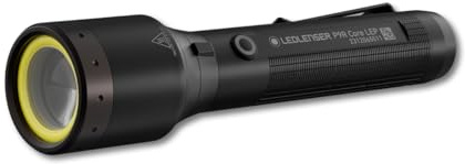 Ledlenser P9R Core LEP Taschenlampe | Taschenlampe LED aufladbar | Rot- und Weißlicht-Flutlichtmodus | taktische Led Lampe mit 1300m fokussiertem Lichtstrahl | bis 20h Betriebszeit | IP68