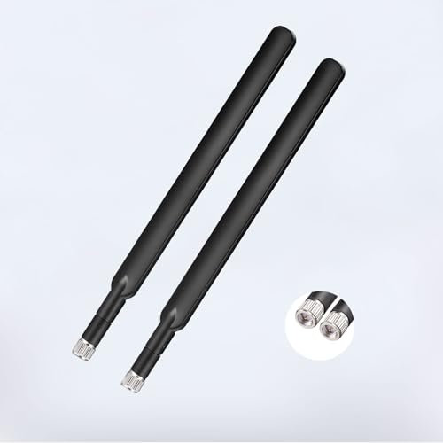 Antenna 4G LTE SMA Maschio 10dBi 19cm WiFi Omni direzionale amplificatori di segnale per Tim Vodafone Huawei ZTE 4G Router Modem Gateway Cellulare Telecamera, 2 Pacchi