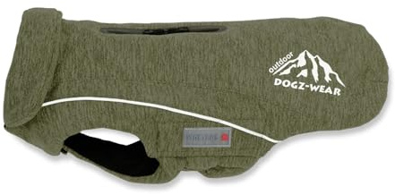 WOLTERS Fleecejacke Dogz-Wear, Größe:22 cm, Farbe:Olive meliert