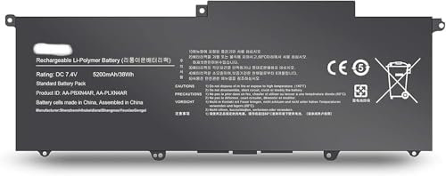 AA-PLXN4AR AA-PBXN4AR Laptop Battery Replacement for Samsung 900X3B 900X3C 900X3D 900X3E 900X3F NP900X3B NP900X3C NP900X3C-A01CN NP900X3D NP900X3E NP900X3F NP900X3G Series(7.5V 44Wh)