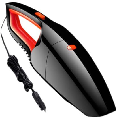 MAGICLULU Aspirateur Automobile Portable Double Usage Rouge Nettoyage Poussière Surfaces Sèches Humides Collecteur Poussière