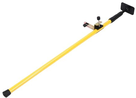 SEAFRONT Telescoping Level Pole 3 Meters Extendable Camera Projector Mount Pole with 6mm 15.2mm Interfaces Iron Alloy Quick Locking for Contractors Engineers Surveyors