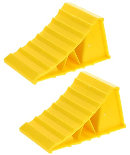 Xibao Calzos Coche,Calzos Autocaravana,Cuñas de Rueda de Estacionamiento de Vehículos,Recreativos Bloques Estabilizadores para Remolques De Viaje Protección y Seguridad,Apto para Vehículos,Camiones