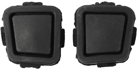 Gettimore MERCEDES Keyless-Go - Set di coperture per maniglia della porta, in ABS nero, ricambio compatibile con serie W211 C209 W219 W251 CLK CL CLS E GL ML R S SL