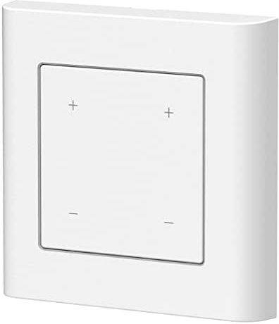 Lupus Electronics Lupusec V2 Doppel-Lichtschalter, Weiß, Tasten, 5 A, 230 V, 84 x 84 x 47,4 mm