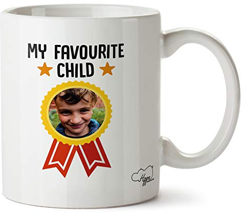 Hippowarehouse Personalised Picture Image Custom My Favourite Child Printed Mug Cup Ceramic 10oz