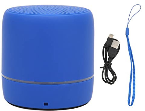 Altoparlante Bluetooth, Mini Altoparlante Portatile Bluetooth 5.0 Altoparlante Wireless Portatile Stereo Rich Bass con Luci Colorate per Viaggi All'aperto(Blu)