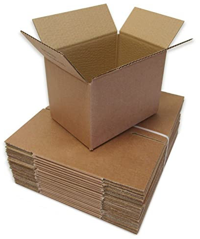 RelianceUK 9x6x6 Small Cardboard Boxes Pack of 20 Single Wall Shipping Boxes 229 X 152 X 152mm | Small Boxes for Posting, Gift Box | Postal, Packing, Moving Box for Mailing Parcel Items