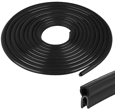 EFUTURETIME 6m Auto Türdichtung Universal EPDM Kofferraumdichtung Oben | Gummidichtung, Dichtungsprofil, ohne Kleber, für Wohnwagen, LKW, KFZ, Garage und Maschinen