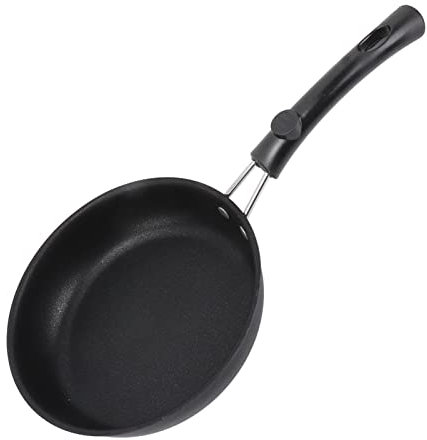 Omelet Pan, Small Frying Pan, Egg Pan Nonstick with Healthy Coating, Egg Frying Pan, Small Pan for Cooking, Stainless Steel Skillet for Induction, Ceramic and Gas Cooktops (16CM)