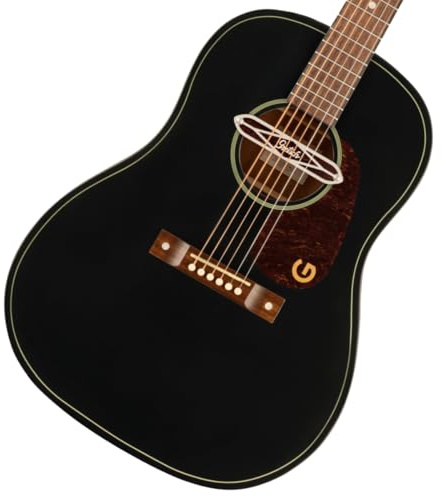 Gretsch Jim Dandy Deltoluxe Dreadnought Acoustic-electric Guitar - Black