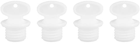 Gatuida 4pcs Soft Hot Water Bottle Stopper Replacement Leakproof Sealing Plug for Hot Water Sack Portable Design