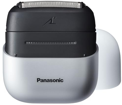 Panasonic Swipe Right Travel Shaver for Women, Portable Electric Razor with USB-C Charging, 3-Blade Cutting System for Dry or Wet Use, White/Silver - ES-CM3A-W