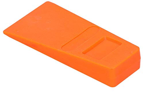 Plyisty Fällkeile mit Spikes, 5-Zoll-Holzbearbeitungskeil aus Orangefarbenem Kunststoff, Holzfällerwerkzeuge Zur Erweiterung des Sägeschnitts und Zur Kontrolle der Fallrichtung von Bäumen