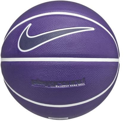 Nike Everyday Playground Basketball 8P Graphic – Outdoor Basketball mit Grafikdesign – Street Basketball – Deflated geliefert, Field Purple/White/White/Purple Ink, 7