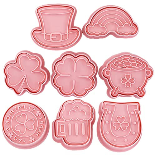 MAGICLULU 8piezas Molde Galletas Día De San Resistente Pasteles Utensilios Cocina