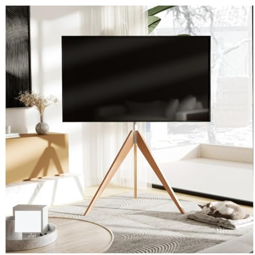 DRFGNF Soportes para televisión Soporte para TV Soporte para TV Trípode para TV para monitores de TV de Pantalla Plana LED LCD de 32 a 65 Pulgadas, Altura giratoria Ajustable, soporta hasta 88 libr