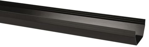Black Square Gutter 4m Length 114mm