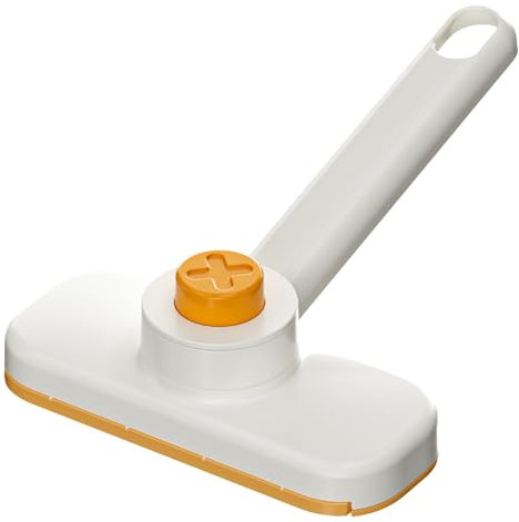 Automatic Cloth Changing Mini Mop - Yellow Floor Mop | Steel Dirt Removal Scrubber | Auto Cloth Changing | Sweeping Cleaning | Rotating , Small Flat Dust For Kitchen