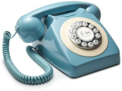 Le Ton Audio Gästebuch, Blau, Telefon für Hochzeiten und Events, Gästetelefon, Hochzeitstelefon