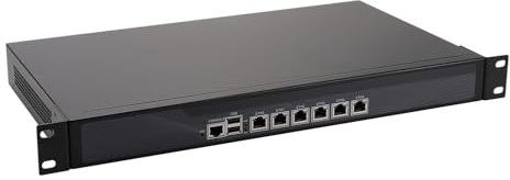 Firewall, VPN, 1U 19 Inch Rackmount, Mikrotik, PFSense, OPNsense, Network Appliance, B75 Core I7 3770, RS09, AES-NI, 6 x Intel Gigabit LAN, 2 x USB, COM, VGA, Bypass, 8G RAM/256G SSD