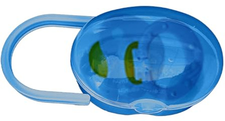 väska – Hygienisk nappbehållare | Dammfri napplåda – transparent förvaring på resan, skyddsfodral för lugnande spenen BPA-fri, praktiskt set om 2, resetillbehör