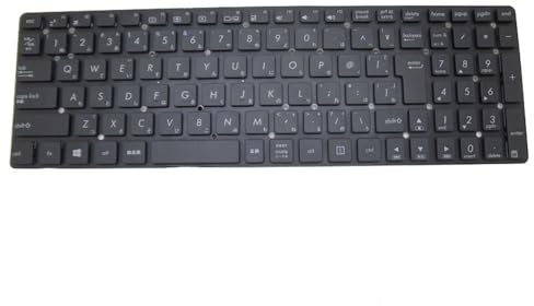 QHGUYOZ Laptop-Tastatur für ASUS R500V R500A R500VS R500VD R500VM R500VJ Schwarz ohne Rahmen GR JP SP TR US(Japanese JP)