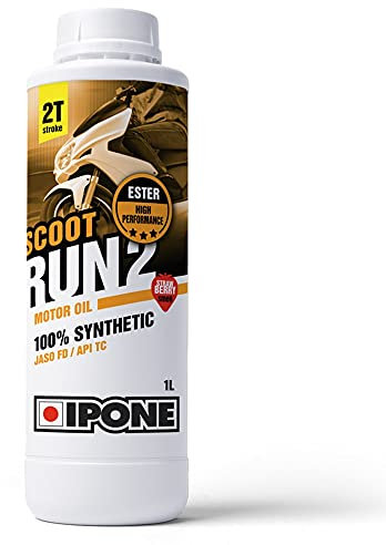 Huile moteur IPONE Scoot Run 2 2T - Senteur Fraise - 1 Litre