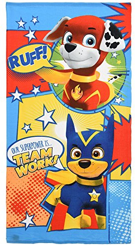 Unbekannt Strandtuch Paw Patrol Micro Baumwolltuch cm. 140X70 - ER4367 / 2