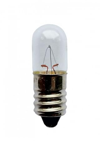 Schiefer My Green Lighting 12v 2w E10 mini Light Bulb (27mm x 10mm, MES, Miniature Screw Cap, NOT Mains 240v)