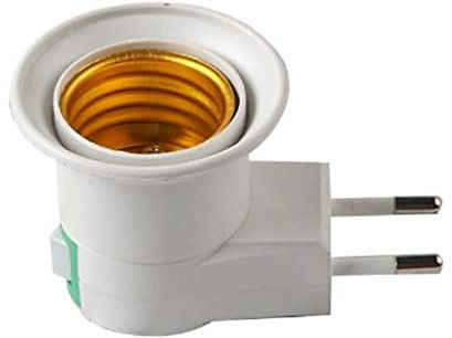 Interruptor De Luz Con Sensor De Movimiento E27, 100-240V, Detector De Movimiento, Soporte De Lámpara Base E27 Con Control De Luz, Adaptador De Enchufe De Bombilla Inteligente, LIGHBIB