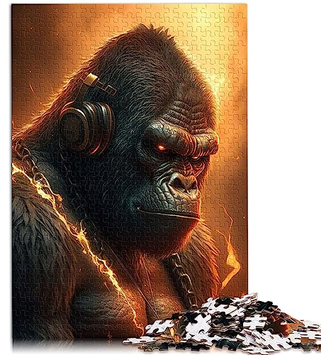 Gorilla Producer 1000-teiliges Puzzle für Erwachsene, 100% recycelter Karton, Weihnachtsgeburtstagsgeschenk für Erwachsene und Teenager, 26 x 38 cm