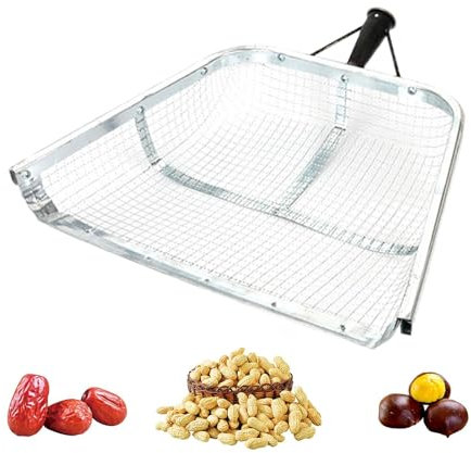 Gartensieb Für Erde | Boden Gartensieb Metall | Gartenfilter-Sieb-Bodenschaufel Erdsieb Für Garten | Kompostsieb Schaufel | Sieb Werkzeug - Handschaufel Garten Für Getreide, Sand, Erdnuss, Mais