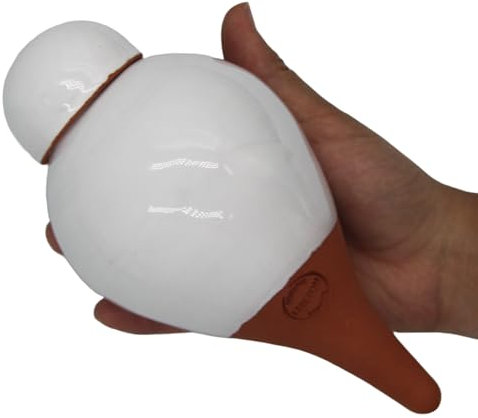 Ollas Lutton Olla Terre Cuite à Planter 40cl| Arrosage Autonome pour Plantes d'interrieur Ecologique & Economique | Système d'Irrigation Naturel | Autonomie 3 Jours | Ollas Sabeur Blanc