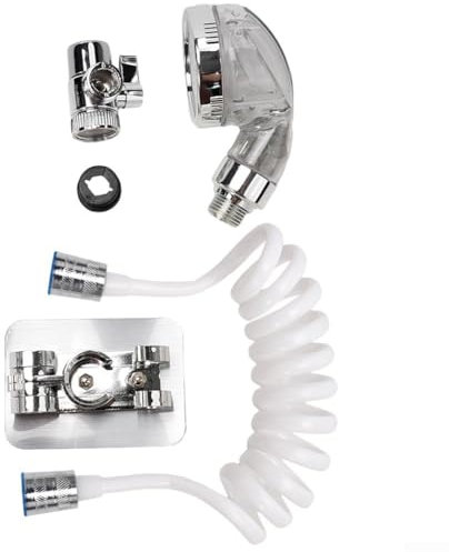 Pulverizador de grifo de baño para fregadero, cabezal de ducha de mano, accesorio de ducha de grifo para fregadero, rociador de fregadero de mano de manguera flexible para grifo de cocina, baño