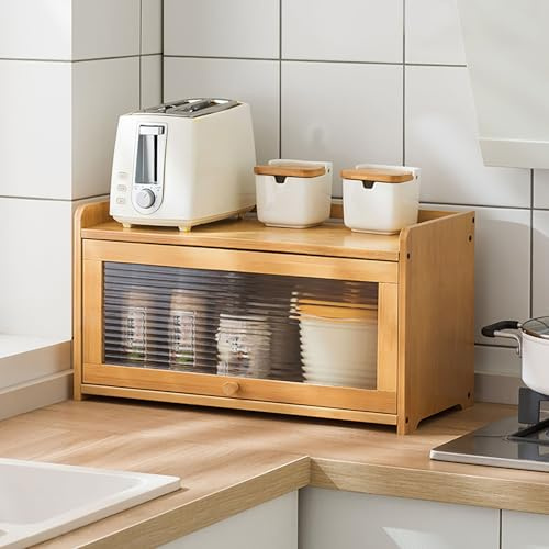 Koncey Küchenschrank Klein Auf Dem Tisch Lagerschrank Schüssel Kabinett Lagerregal Gewürz Aufbewahrungsschrank Aufsatz-Küchenschrank Würze Mini-aufsatzschrank Akzent-Eingangsschrank(One Floor,45 cm)