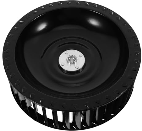 Universal Range Hood Exhaust Fan Blower Wheel, Black Metal Shaft 27mm | Air Blower Replacement, Range Hood Accessories for Hotels and Restaurants, Easy Installation