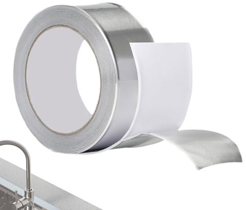 Nastro HVAC in alluminio – Forte pellicola argentata, Durabble Air Duct Tape | Isolamento multifunzionale dei, striscia di sigillatura, riparazione di condizionatori d'aria, superfici