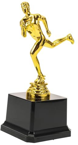 TOYANDONA Coppa Gara Plastica Realistica per Cerimonia Premi Maratona Decorazione con Base per Targhe Personalizzabili Regalo Motivazionale per Competizioni Sportive