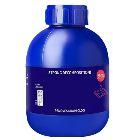 Disgorgante per scarichi, Potente detergente per lavandini e scarichi, Detergente per tubi ad azione rapida per lavandini, docce, WC e scarichi a pavimento, Sicuro per tutti i tipi di tubi (1)