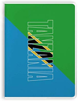 Tanzania - Cuaderno con nombre de la bandera del país
