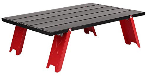 Atyhao Klapptisch, Mini-Picknicktisch aus Aluminiumlegierung Leichter Klapptisch für Grillcamping im Freien