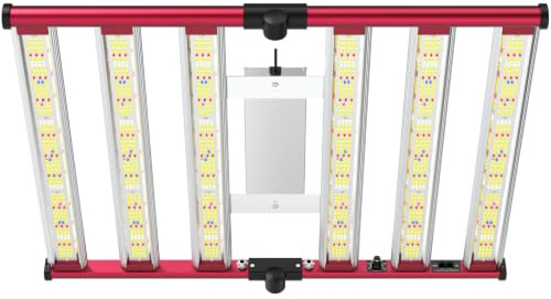 AGLEX 330W Led Grow Lights, Full Spectrum Grow Light with UV IR, Daisy Chain Foldable & Dimmable Plant Bar Style Grow Light for Indoor Growing Commercial Hydroponic Growing Lamp 3x4ft Core Coverage