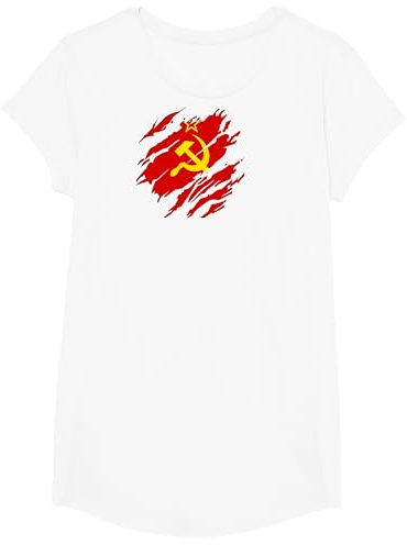 Sowjetische Flagge Retro UdSSR Sowjetunion CCCP T-Shirt