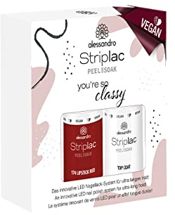alessandro Striplac Set- Classy -UV-Nagellack Set – Für eine professionelle und schonende Maniküre in 15 Minuten – Vegan und tierversuchsfrei
