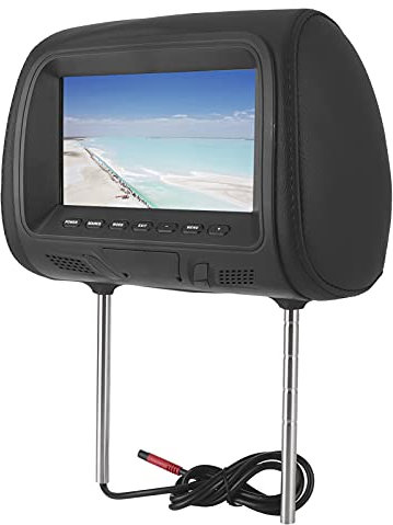 Lettore DVD poggiatesta per auto, lettore video LCD poggiatesta Lettori video Monitor portatile CD DVD da 7 pollici per auto