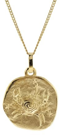 trendor Halskette mit Sternzeichen Krebs Gold 333/8K Ø 16 mm 41920-07-50 50 cm