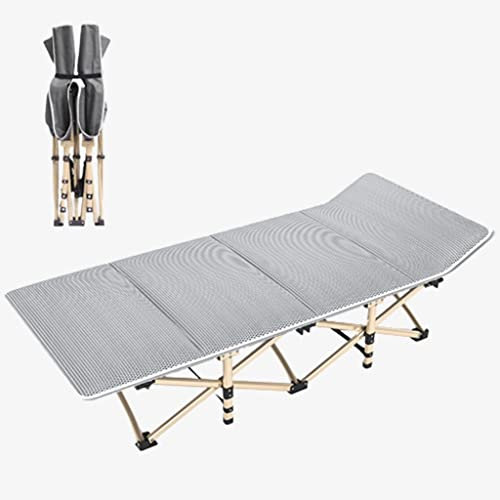 Faltbares Camping-Kinderbett mit dicker Auflage, Zelt-faltbares Kinderbett for Schlafen, Campingbett 661LBS (maximale Belastung) Komfortables Oxford mit Tragetasche for Büro/Zuhause Nickerchen, Reisen