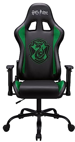 Subsonic - Silla Gaming Harry Potter - Silla de Oficina Ergonómica con Espuma de Alta Densidad, Respaldo Reclinable y Reposabrazos 3D Ajustables - Altura Ajustable - Negro